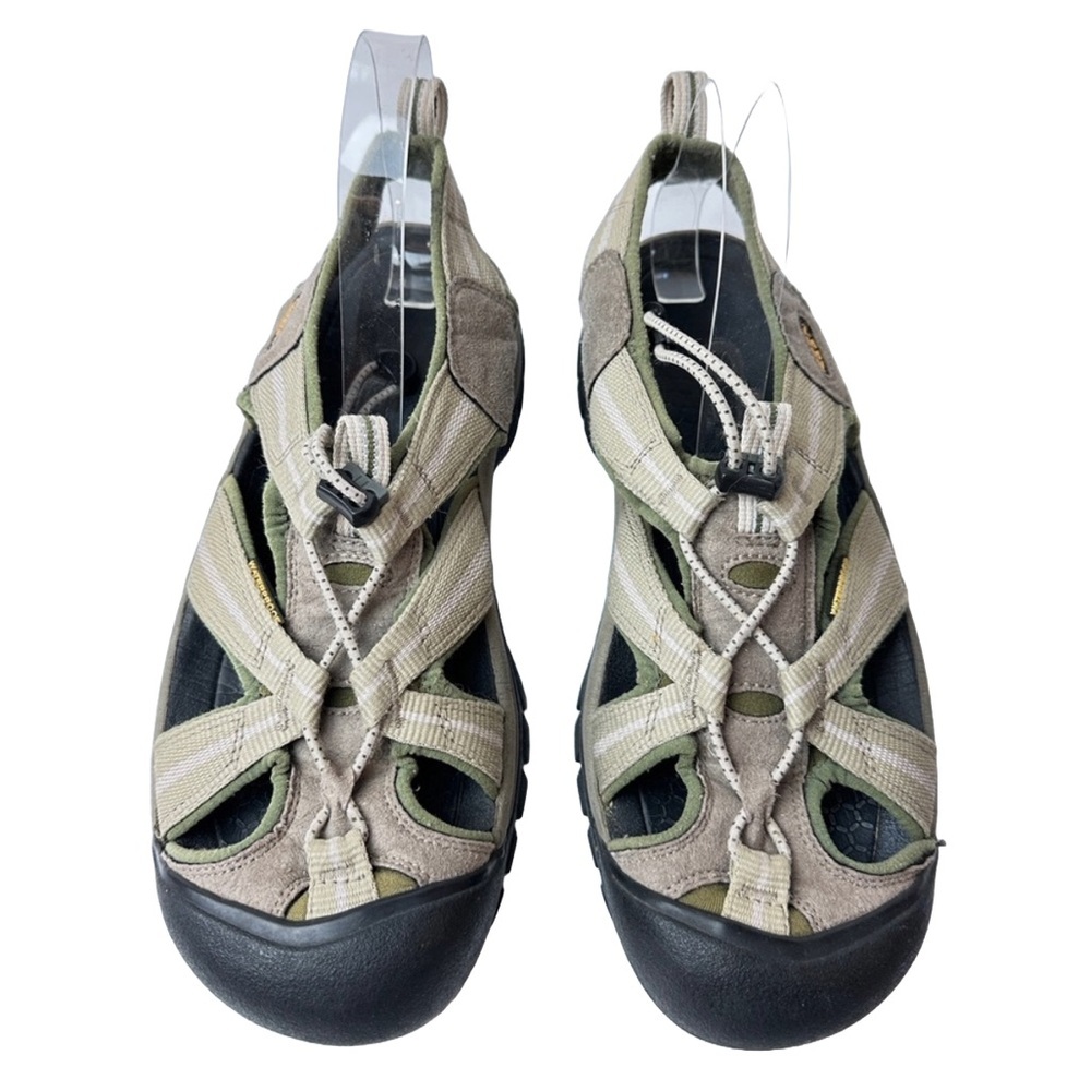 Keen‎ Hybrid Hiking  Sandals in Olive and Beige.